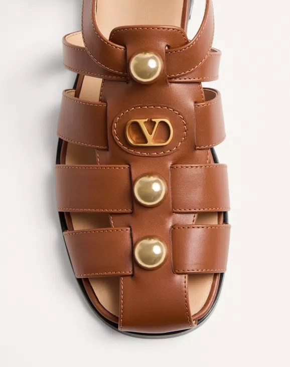 Valentino Vlogo Signature Calfskin Fisherman Sandal 20Mm - Image 3